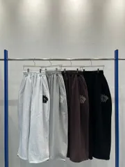 FW 新作 両面起毛刺繍バルーンパンツ シャーリング ワンタック 刺繍 トレーニングパンツ ISTJ VENDING MACHINE Ver.