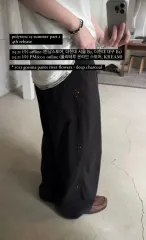 2 POLYTERU 1011 Gosima リー マイクロシマ パンツ 딥チャコール