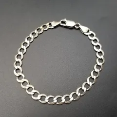 シンプル ラウンド 喜平チェーン ベーシック 925 シルバー ヴィンテージ ブレスレット 銀 定番 メンズジュエリー Y22-R