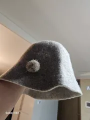 バケットハット 帽子 ニット帽 ブラウン