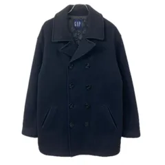 90s OLDGAP ピーコート L～ ネイビー オールドギャップ ダブルボタン 裏地キルティング ハーフ丈 アウター 冬物 a711-6723