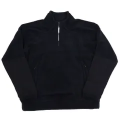 新品 THE WARP BY ENNERRE ハーフジップ ハイブリッド フリースジャケット 【サイズ:M】 ブラック WG5STY08 ゴルフウエア ザワープバイエネーレ メンズ 5O2/H06386/KEP02/