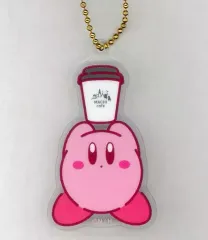 【中古】キーホルダー・マスコット(キャラクター) カービィ(カップ、持ち上げ) アクリルキーホルダー 「星のカービィ×ローソン」 