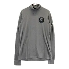 サイズ：4 JACK BUNNY ジャックバニー  ロゴプリント ハイネック長袖Tシャツ  グレー系 [240101575831] ゴルフウェア メンズ ストスト