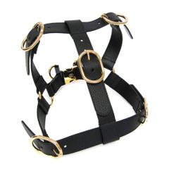 GUCCI グッチ インターロッキングG ハーネス 犬 レザー S 692963