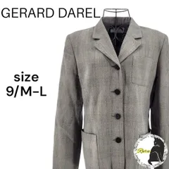 GERARD DAREL ジェラールダレル テーラードジャケット 長袖 グレー レディース 9 M Lのサムネイル