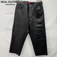 2025年最新】supreme レザーパンツの人気アイテム - メルカリ