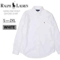 POLO RALPH LAUREN ポロ・ラルフローレン 548535 長袖シャツ メンズ オックスフォードシャツ 無地 刺繍 ワンポイント レディース 大きいサイズ WHITE ホワイト 各サイズあり【新品・正規品】