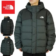 THE NORTH FACE メンズ ジャケット M BALTIC DOWN PUFFER HOODIE バルティック ダウン パファー フーディ アスファルトグレー ブラック アウター フード ナイロン アウトドア Y2K 秋冬 USA　ロゴ 撥水
