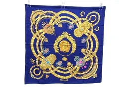 HERMES エルメス スカーフ カレ90 KOSMIMA 宇宙 - マルチカラー シルク100% レディース 大判 美品【本物保証】 HERMES エルメス スカーフ カレ90 KOSMIMA 宇宙 - マルチカラー シルク