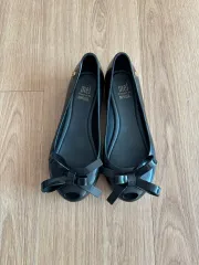 ミニメリッサ ブラック 靴 シューズ (サイズ 200mm)