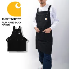 Carhartt カーハート  エプロン メンズ レディース ツールエプロン フィルムハンド カフェエプロン 作業着 丈夫 前掛け 作業エプロン 106667 103439 BLACK ブラック【新品・正規品】