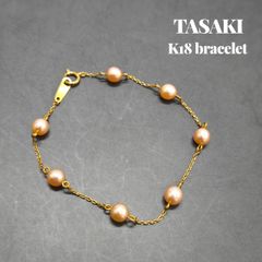 18cm】タサキ ブレスレット レディース パール あこや真珠 ゴールド 