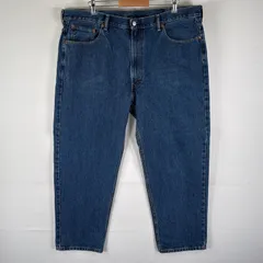 古着 リーバイス Levi's デニムパンツ 550 テーパード 5ポケット ジーンズ ジーパン 色落ち  w44 L30  ブルー メンズ