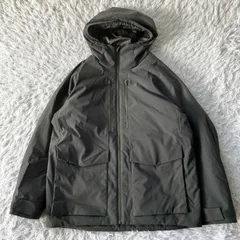 美品 ユニクロ UNIQLO ハイブリッドダウンパーカ 3Dカット ダウンジャケット ダウン90 カーキ 古着 4337