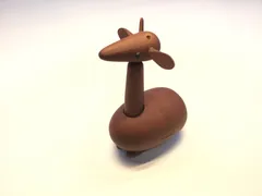 千趣会　ロイヤルペットシリーズ　木製　オブジェ　鹿　シカ　しか　ヴィンテージ　ビンテージ　レトロ　インテリア　雑貨　※欠損あり