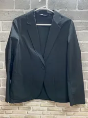 A【A23-09】◇  ユニクロxTheory  ジャケットMサイズ　パンツSサイズ　セットアップパンツ　黒色