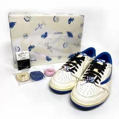 Travis Scott × fragment design × Nike ナイキ Air Jordan 1 Low OG 29.5cm DM7866-104 メンズ 箱有 ※中古美品 【津山店】