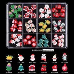 クリスマス ネイルデコ パーツ セット