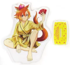 【中古】アクリルスタンド・アクリルパネル テイエムオペラオー スタンド付きビッグアクリルプレート-Relax time- 「劇場版 ウマ娘 プリティーダービー 新時代の扉 NAMCO Promotion～Relax time～」 ナムコ限定