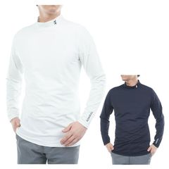 アドミラルゴルフ シャツ モックシャツ メンズ 長袖 モックネック 速