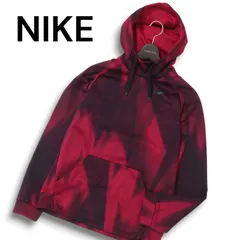 NIKE ナイキ 秋冬 DRI-FIT 裏起毛★ グラフィック パーカー フーディー プルオーバー Sz.S メンズ