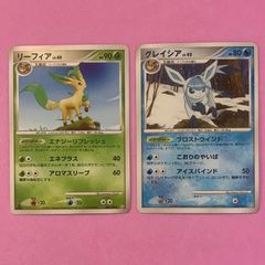 ポケモンカード リーフィア グレイシア 各1枚 コモン - メルカリ