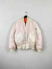 アルファ インダストリーズ MA-1 フライト ジャケット 白 S