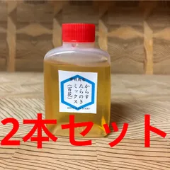 【非加熱・生はちみつ】からす・たらのきミックス(百花)・50g×2本