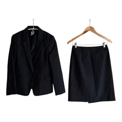 ZM1632 UNITED ARROWS A day in the life ユナイテッドアローズ スーツ上下セット ストライプ セットアップ レディース ジャケット40/スカート38