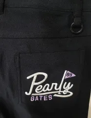 新品級/短時間着用 PEARLY GATES レディース ゴルフ ズボン (ブラック) ゴルフウェア