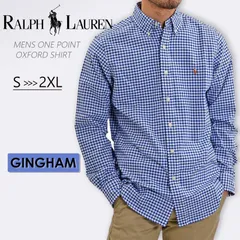 POLO RALPH LAUREN ポロ・ラルフローレン 548535 長袖シャツ メンズ オックスフォードシャツ 無地 刺繍 ワンポイント レディース 大きいサイズ GINGHAM ギンガムチェック 各サイズあり【新品・正規品】