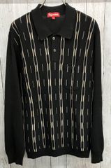supreme 19AW Stripe Rib L/S Knit Polo - メルカリ