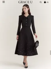 GRACE U・マーキュリー・ブラック・セットアップ S タグ付き 新品
