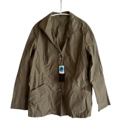 ZM1632 【タグ付き新品】EVEX by KRIZIAエヴェックス バイ クリツィア ナイロンジャケット アウター 撥水加工 軽量カーキ レディース 44サイズ