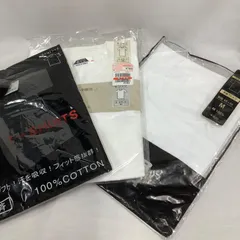 難あり】メンズ　半袖Tシャツ　インナーシャツ　3枚まとめ売り　サイズM    黒・白　綿100%     D356
