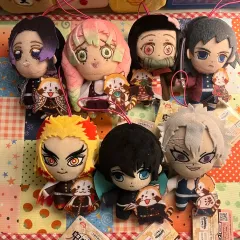 新品) 鬼滅の刃 ラスカル コラボ マスコット ぬいぐるみ キーホルダー