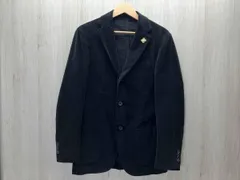 LARDINI/ラルディーニ テーラードジャケット シングル 3ボタン JH319AQ-1 サイドベンツ 本切羽 ブートニエール(飾り花) ベロア 46 L