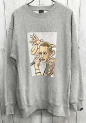 APPLEBUM My Name Is Crew Sweat アップルバム グレー スウェット 浮世絵風 クルーネック グレー 裏起毛 サイズXL