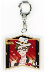 【中古】キーホルダー トレイ・クローバー(寮服) 「ディズニー ツイステッドワンダーランド ザ アニメーション トレーディングアクリルキーホルダー ハーツラビュルver.」