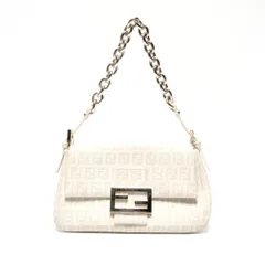 FENDI フェンディ ショルダーバッグ ズッキーノ マンマ バケット PVC チェーン ワンショルダー