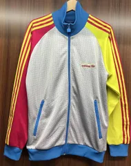 adidas ジャケット ブラック adidas originals アディダストラックジャケット 90s クレイジーカラー 70551 AWV002 Vintage 国旗タグ