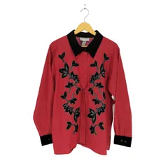 ユーズドフルギ USED古着 {{victor costa occasion}}襟切替 L/S シャツ メンズ  XL