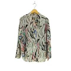 ユーズドフルギ USED古着 総柄L/S シャツ メンズ  18W