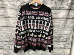 BLACK LABEL CRESTBRIDGE ニット ビーフィーター柄 Mサイズ