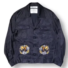 20ss DAIRIKU SOUVENIR JACKET スーベニアジャケット ホワイト イエロー ネイビー サイズF ダイリク 