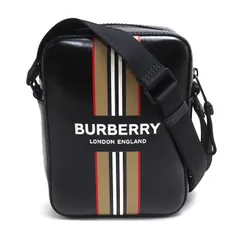 BURBERRY バーバリー THORNTON ショルダーバッグ ブラック 8030016 ノバチェック ユニセックス 中古 美品