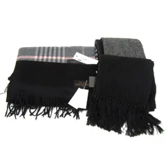 ハリスツイード/セマンティックデザイン他 マフラー 4点セット 未使用 カシミヤなど ブランド まとめて レディース メンズ