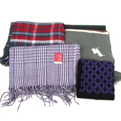 ファッションポイント/クラフトヒロ他 マフラー 5点セット 未使用 ポンチョ ストール まとめて 大量 メンズ レディース