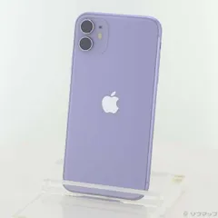 〔中古品〕 iPhone11 64GB パープル MWLX2J／A SIMフリー【196】